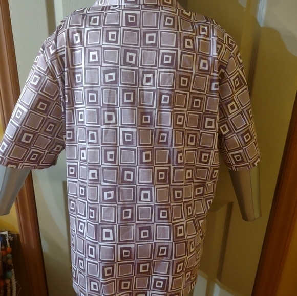 Blair Women's Top Button up Short Sleeve Shirt Blouse Size Large - Picture 2 of 6